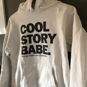Hanes Cool Story Babe Hoodie- Small